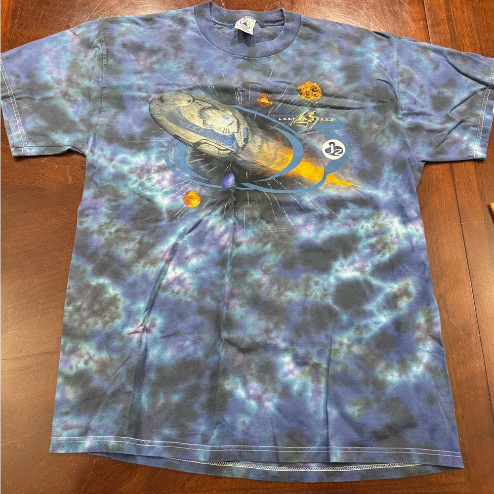 Vintage 1998 Lost In Space tie-dye graphic tee